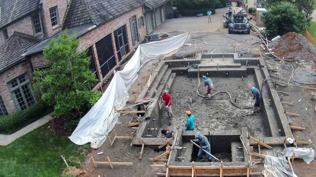 Custom Concrete Pool - Shotcrete - Pool Construction by Cox Pools